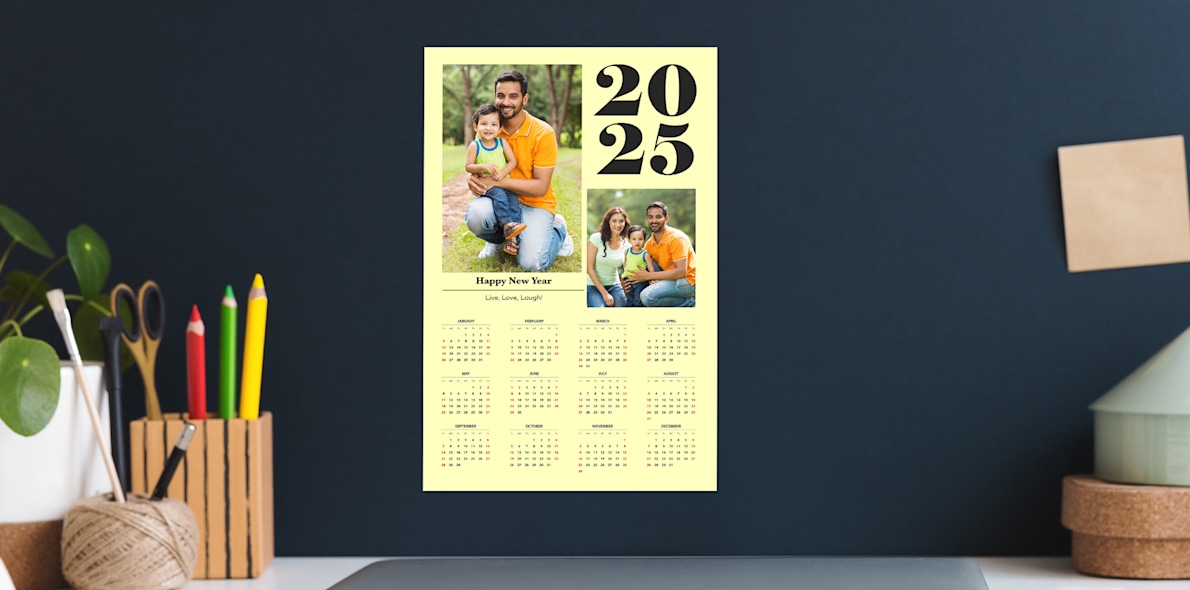 Custom Poster Calendar 2024 Poster Size Calendars VistaPrint